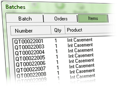 Window industry software for windows, doors and other batching.