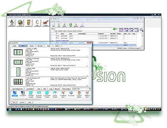 Window templates, house types within Caliburn Fusion windows software.