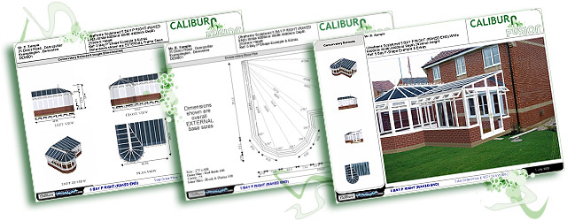Windows, Conservatories 3D reports, baseplans, roofplans & more.