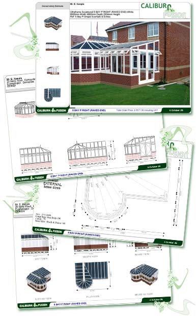 Photo conservatory reports software for Timber, PVCu, UPVc, Aluminium & wooden conservatories & sunrooms.