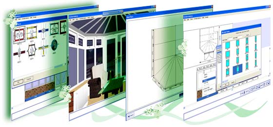 Conservatory software for production, sales and manfacture for pvcu, timber and aluminium.